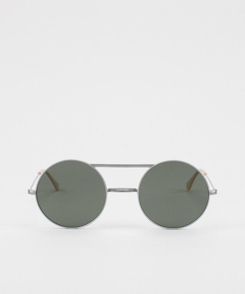 Buy zeroUV - Mid Size Flip-Up Colored Mirror Lens Round Django Sunglasses  49mm (Black / Blue Mirror) at Amazon.in
